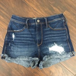Hollister distressed shorts